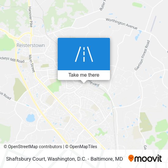 Shaftsbury Court map
