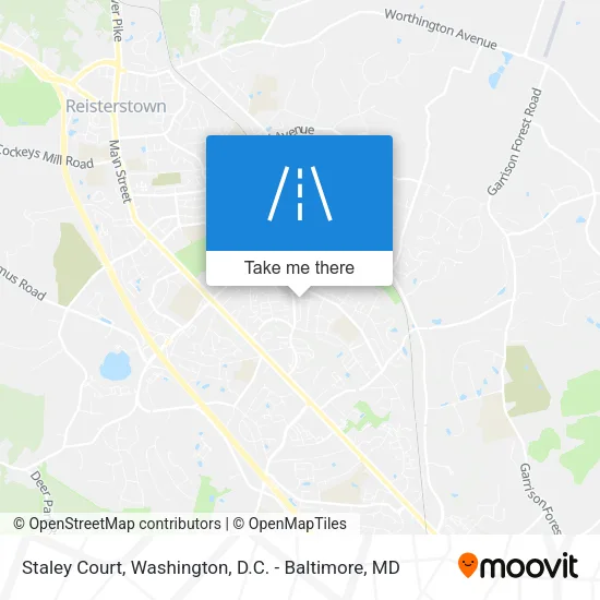 Staley Court map