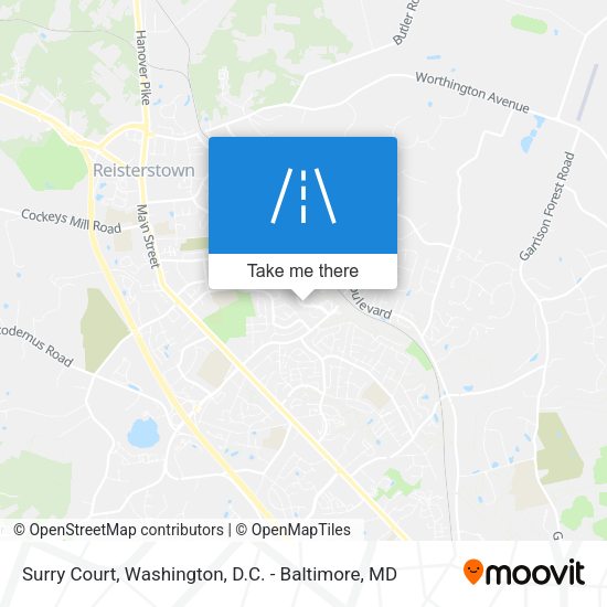 Surry Court map