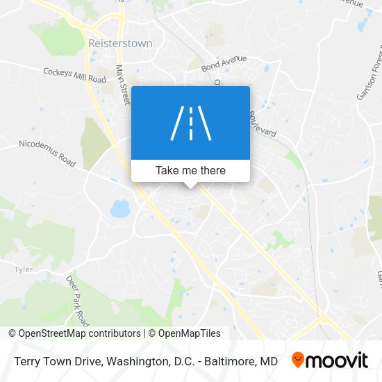 Terry Town Drive map