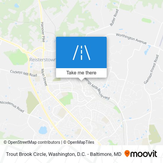 Mapa de Trout Brook Circle