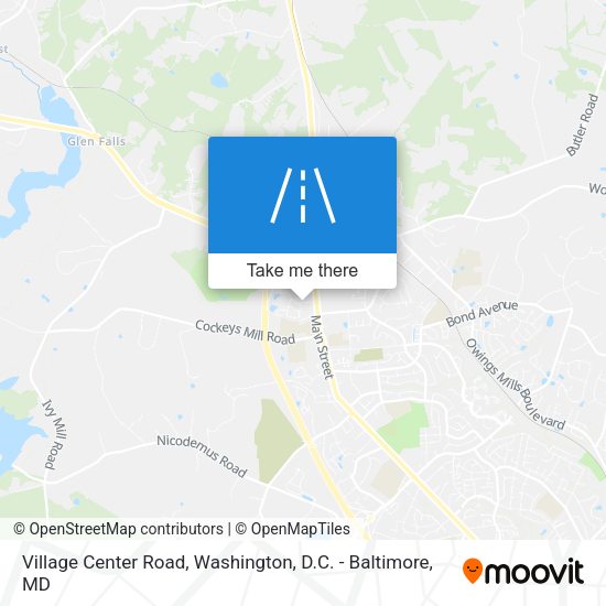 Village Center Road map
