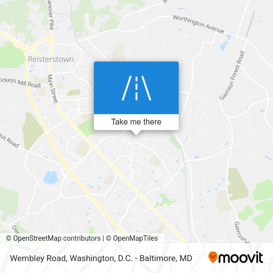 Mapa de Wembley Road