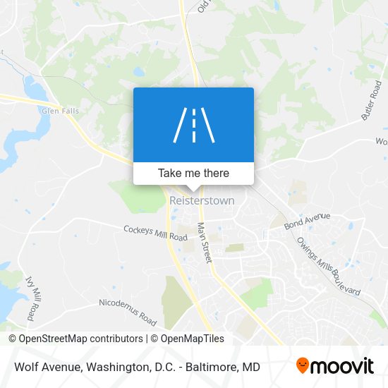 Wolf Avenue map