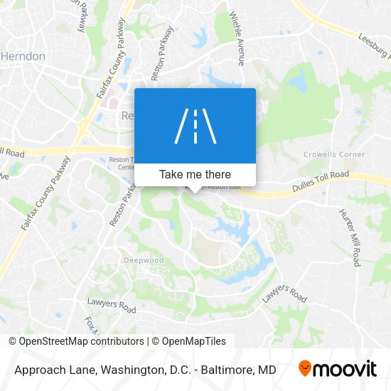 Approach Lane map