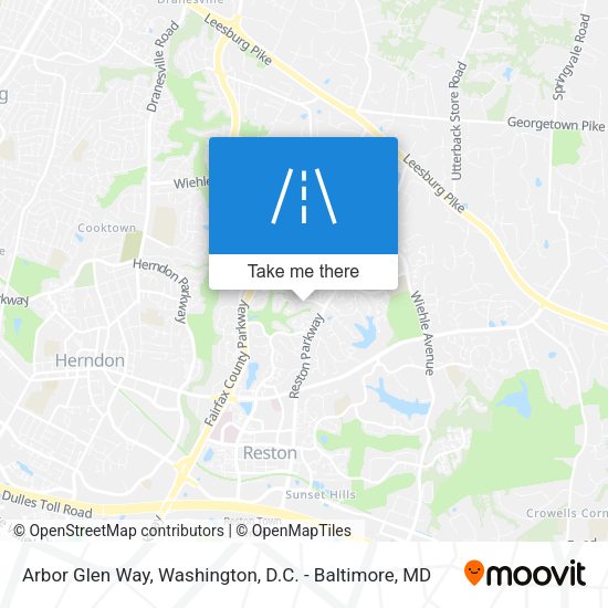 Arbor Glen Way map
