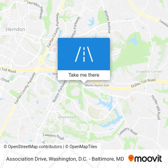 Association Drive map