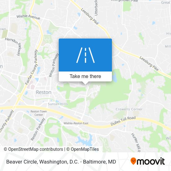 Beaver Circle map