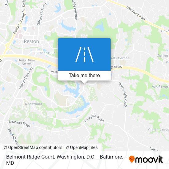 Belmont Ridge Court map