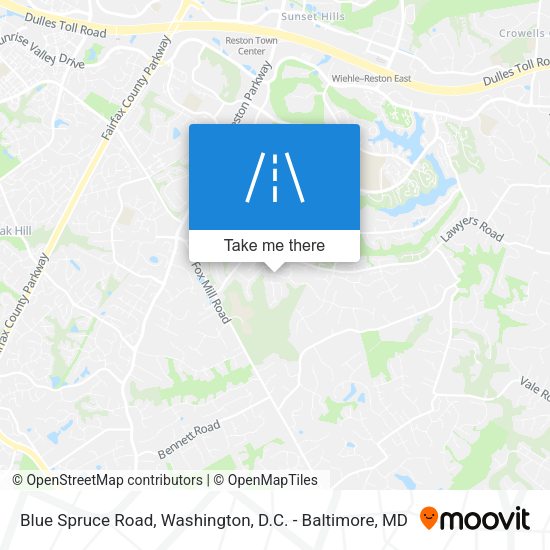 Blue Spruce Road map