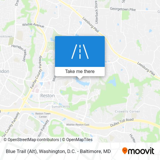 Blue Trail (Alt) map