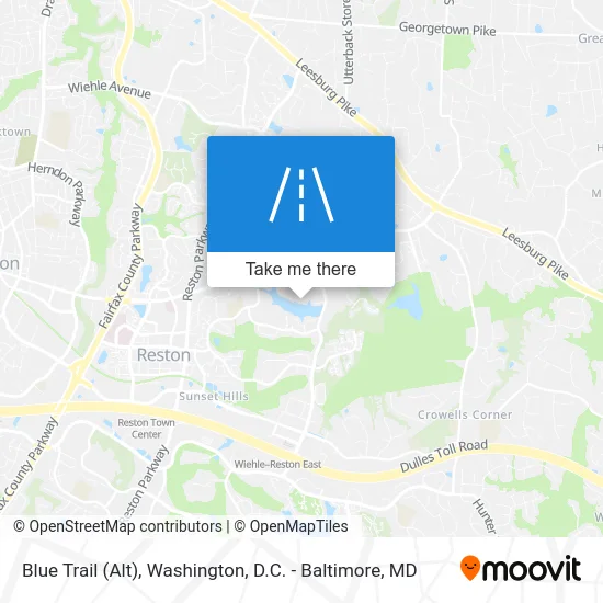 Blue Trail (Alt) map