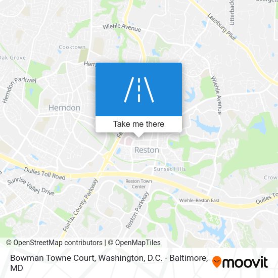 Mapa de Bowman Towne Court