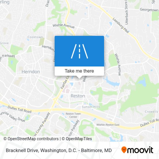 Bracknell Drive map