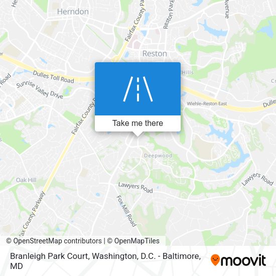 Mapa de Branleigh Park Court