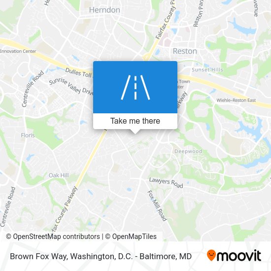 Mapa de Brown Fox Way