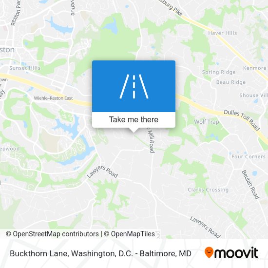Buckthorn Lane map