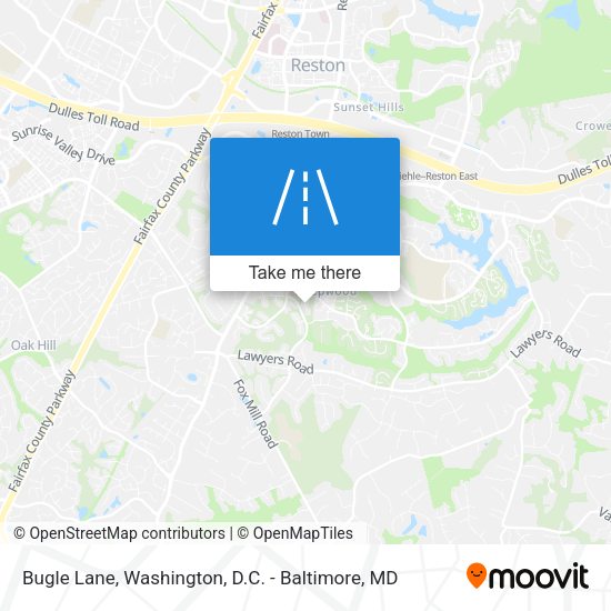 Bugle Lane map