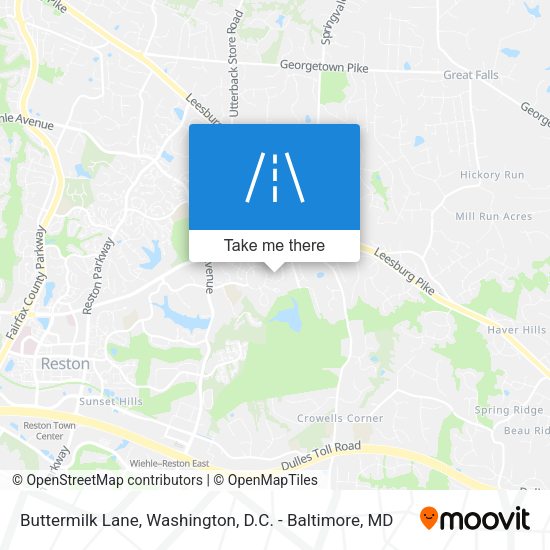 Mapa de Buttermilk Lane