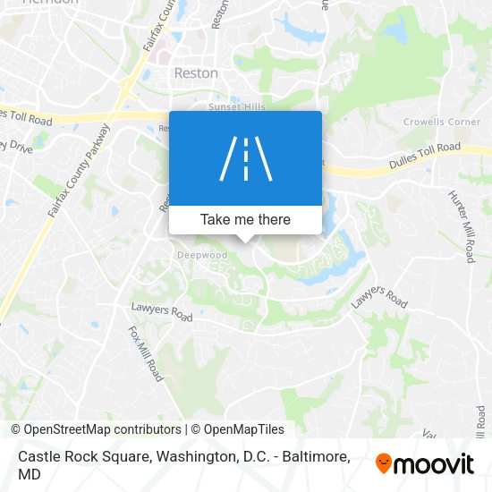 Castle Rock Square map