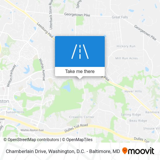 Mapa de Chamberlain Drive