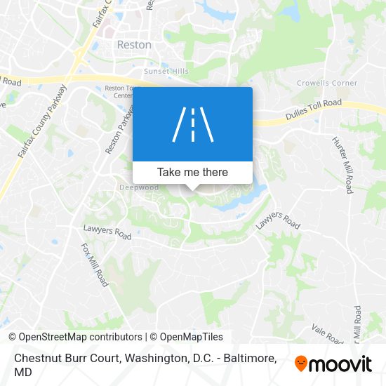 Chestnut Burr Court map