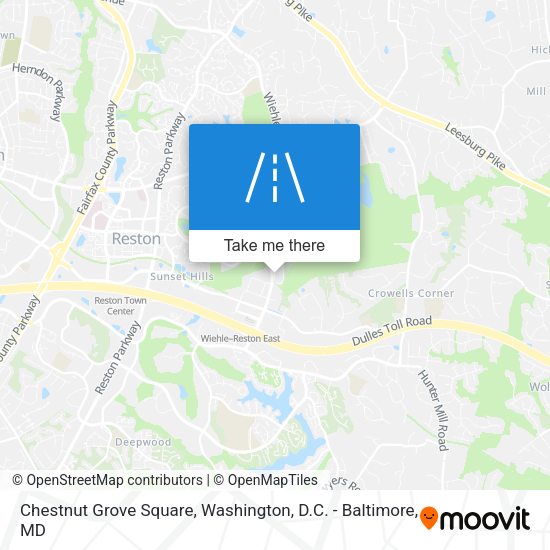 Mapa de Chestnut Grove Square