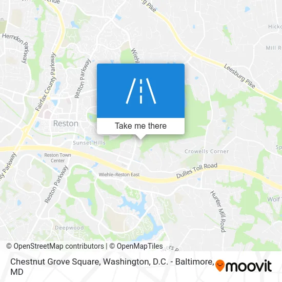 Chestnut Grove Square map