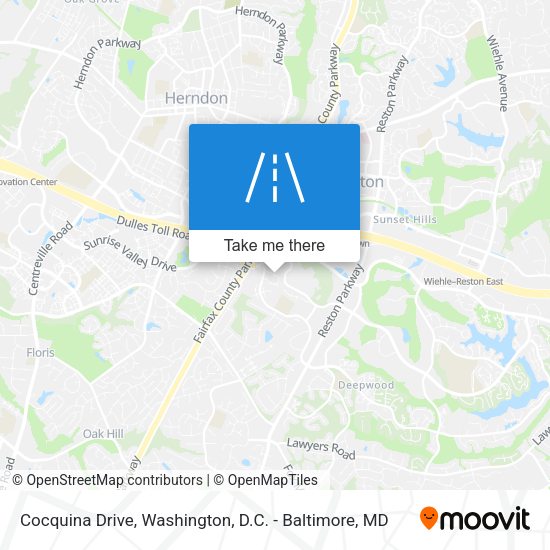 Cocquina Drive map