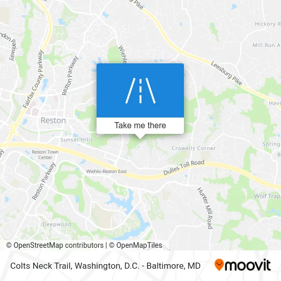 Colts Neck Trail map