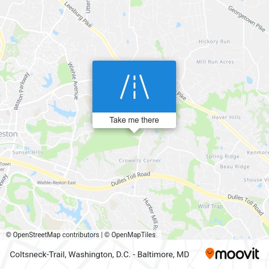 Mapa de Coltsneck-Trail