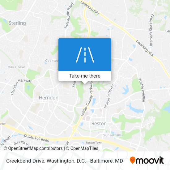 Creekbend Drive map