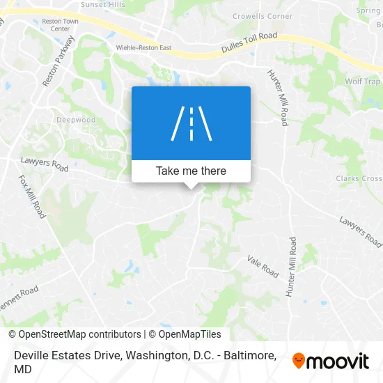 Deville Estates Drive map