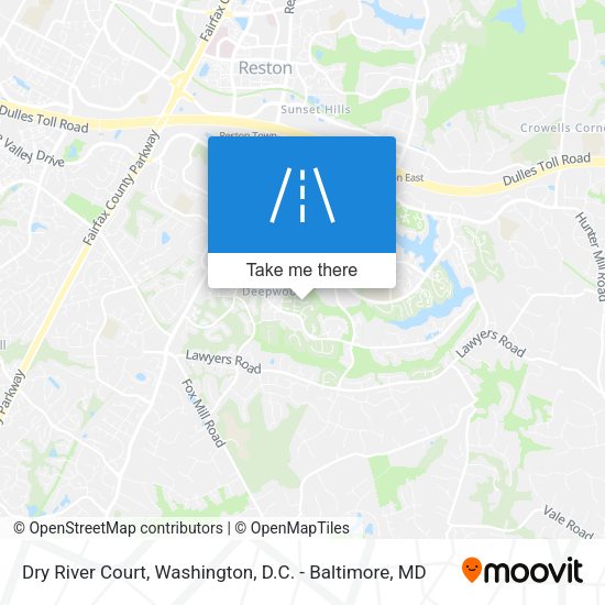 Dry River Court map