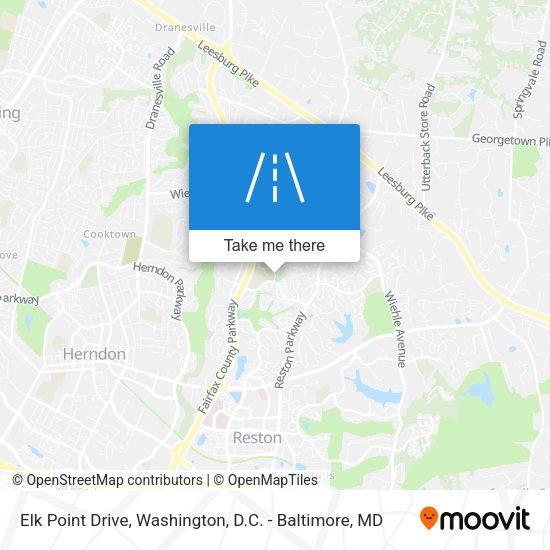 Elk Point Drive map