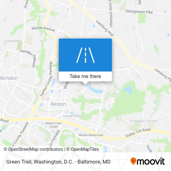 Green Trail map