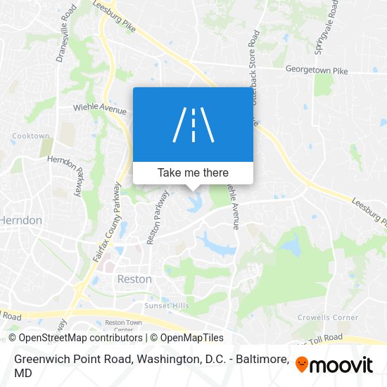 Mapa de Greenwich Point Road