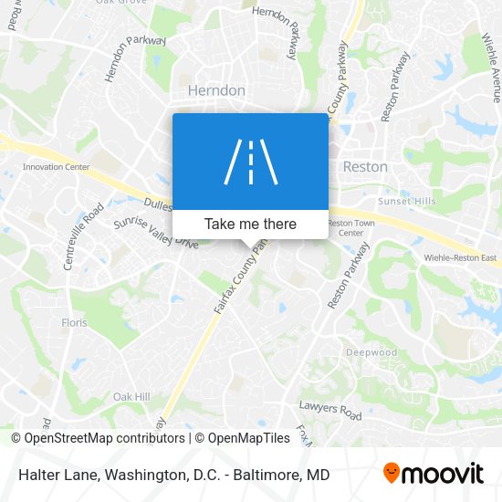 Halter Lane map