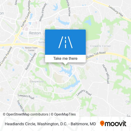 Mapa de Headlands Circle