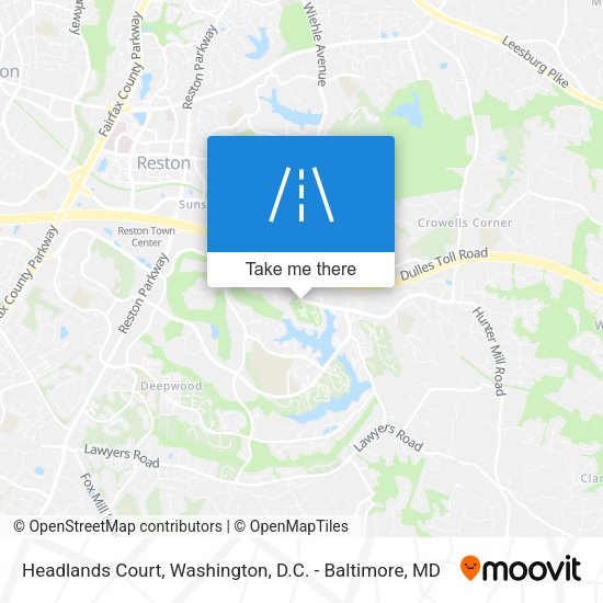 Mapa de Headlands Court