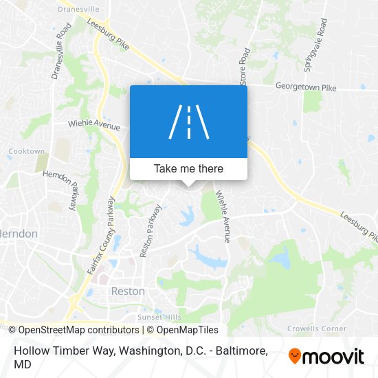 Mapa de Hollow Timber Way