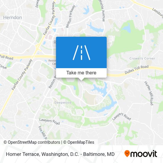 Mapa de Homer Terrace