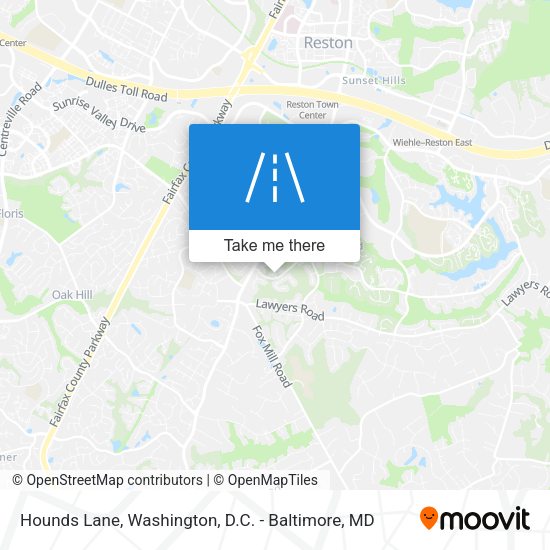 Hounds Lane map
