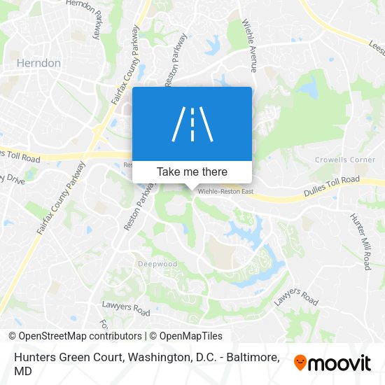 Mapa de Hunters Green Court