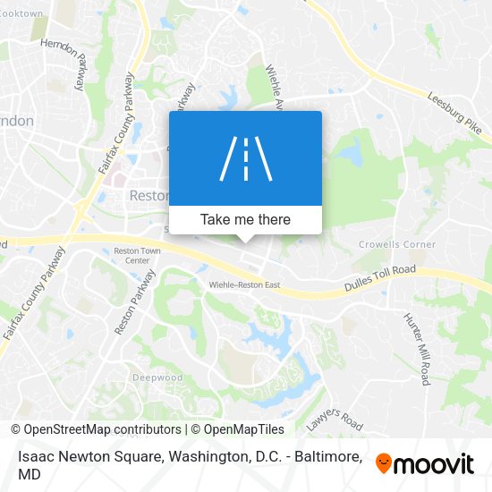 Mapa de Isaac Newton Square