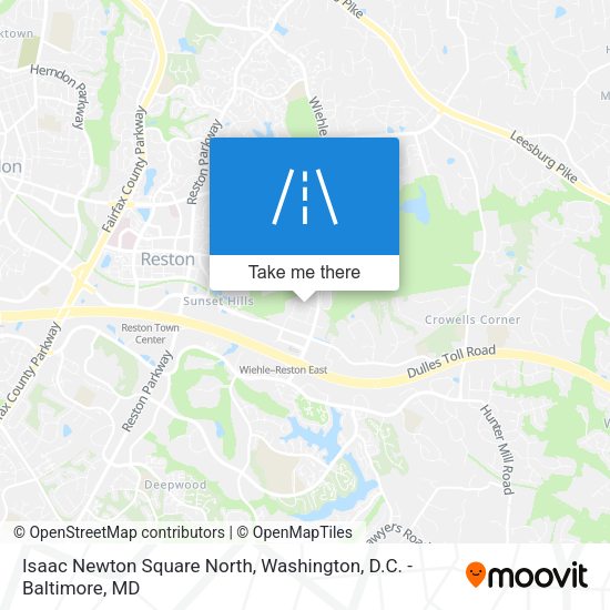 Isaac Newton Square North map