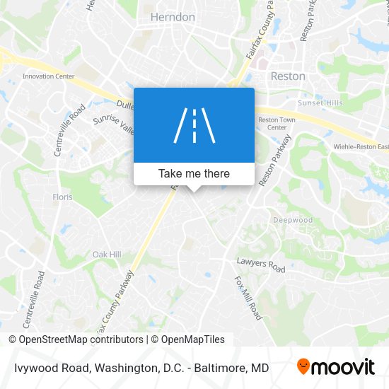 Mapa de Ivywood Road