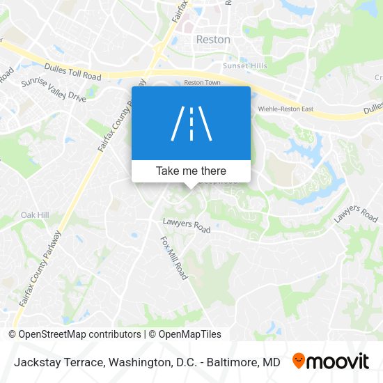 Mapa de Jackstay Terrace
