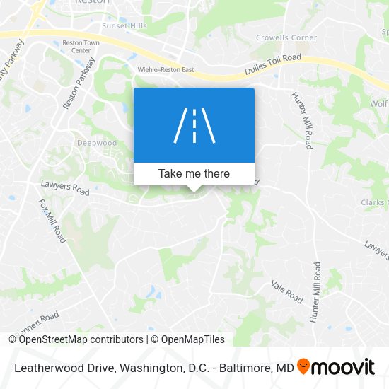 Leatherwood Drive map