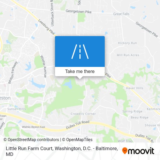 Little Run Farm Court map